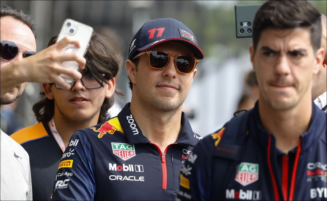 Checo Pérez en el Gran Premio de Brasil - Foto: AP