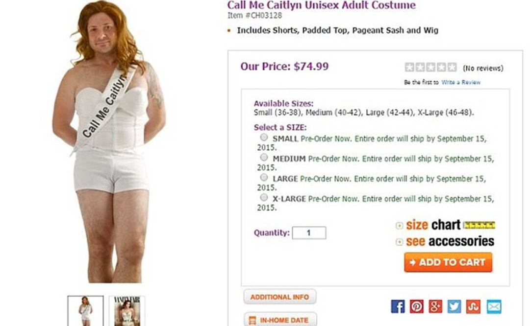 En algunos sitios web es posible adquirir la prenda Foto: AnytimeCostumes.com