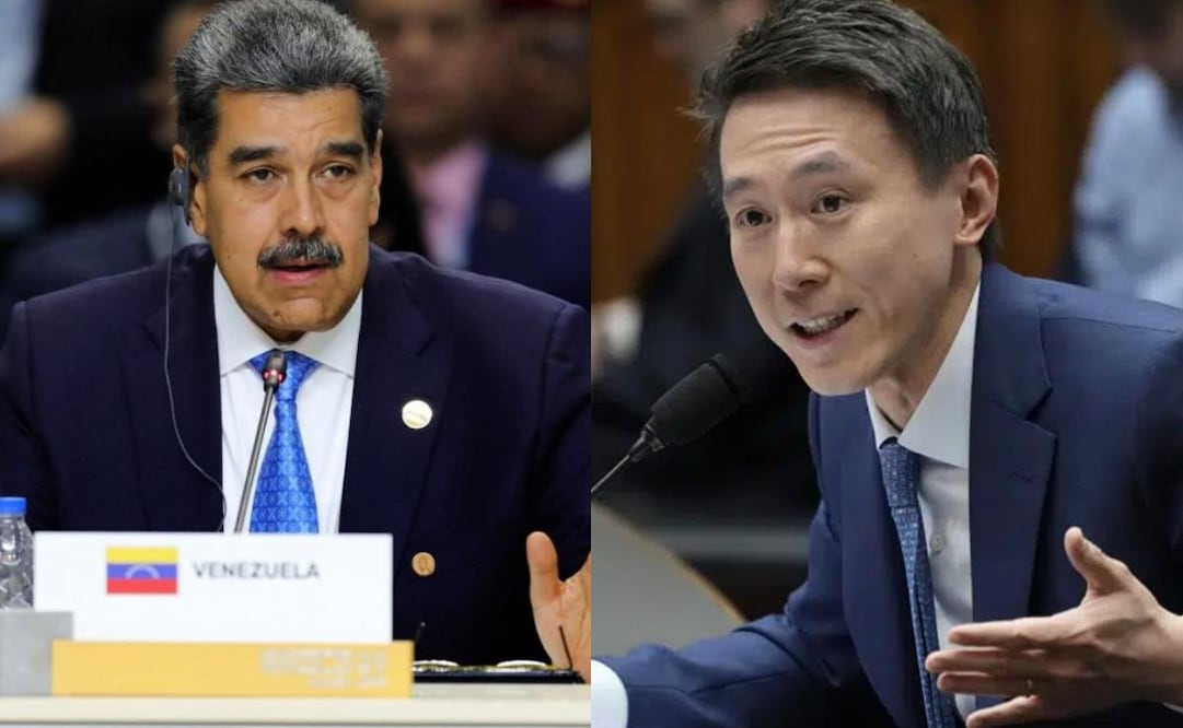 El presidente de Venezuela, Nicolás Maduro, acusó al director de TikTok, Shou Zi Chew, de ser responsable indirecto de la muerte de tres menores y una mujer en Venezuela debido a retos virales de la plataforma. (07/01/25) Fotos: Archivo
