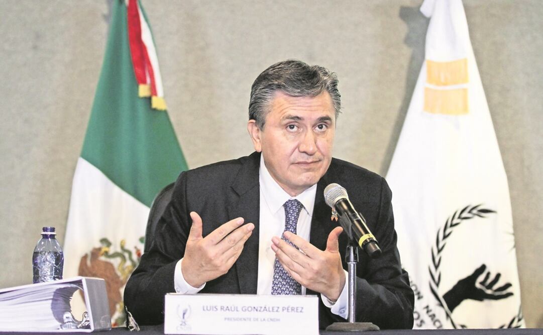 El presidente de la CNDH, Luis Raúl González Pérez. Foto: Archivo/EL UNIVERSAL 