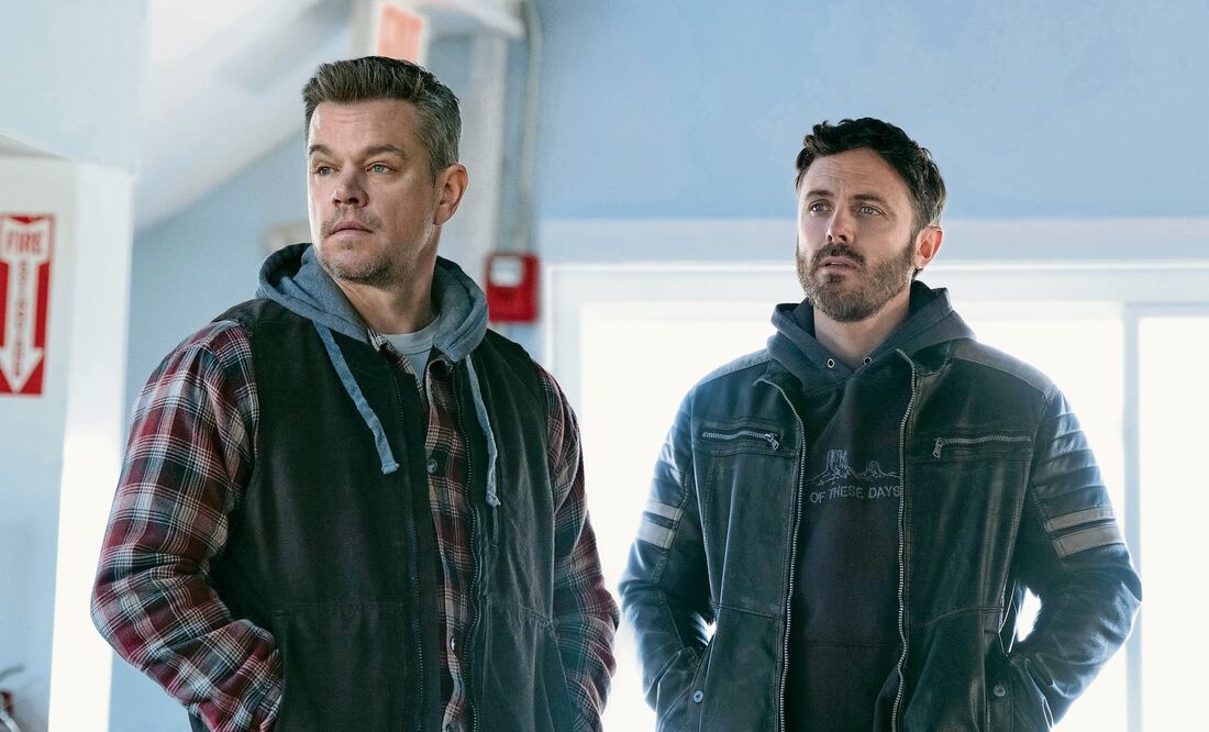 Rory (Matt) y Cobby (Casey) colaboran en un robo a un político. Foto de Apple Tv