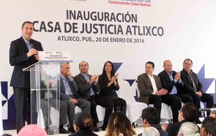 Inauguran Casa de Justicia en Atlixco, Puebla