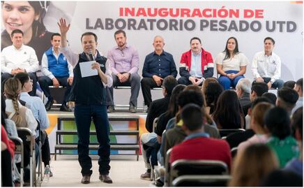 Gobernador de Durango entrega nuevas instalaciones de "Laboratorio Pesado" a estudiantes del estado