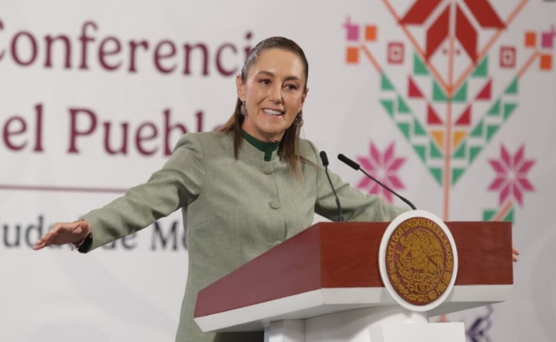 Claudia Sheinbaum Pardo en su conferencia matutina del 28 de octubre de 2025. Foto: Carlos Mejía / EL UNIVERSAL