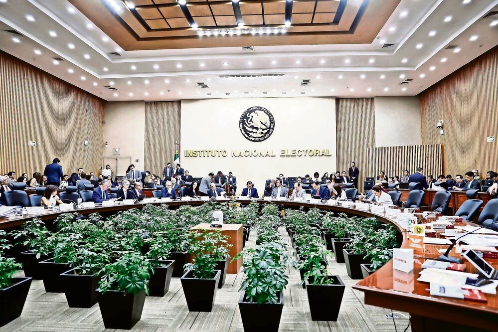 Pleno del Instituto Nacional Electoral. Foto: Archivo