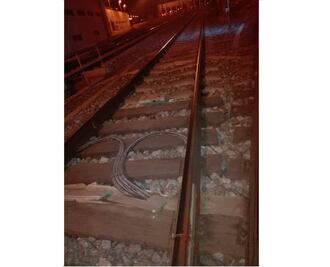 Tras sismo, se registra daño en taller del metro Tláhuac 