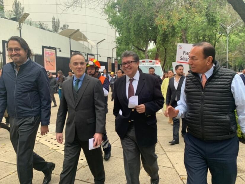 Senado participa también en macrosimulacro de sismo