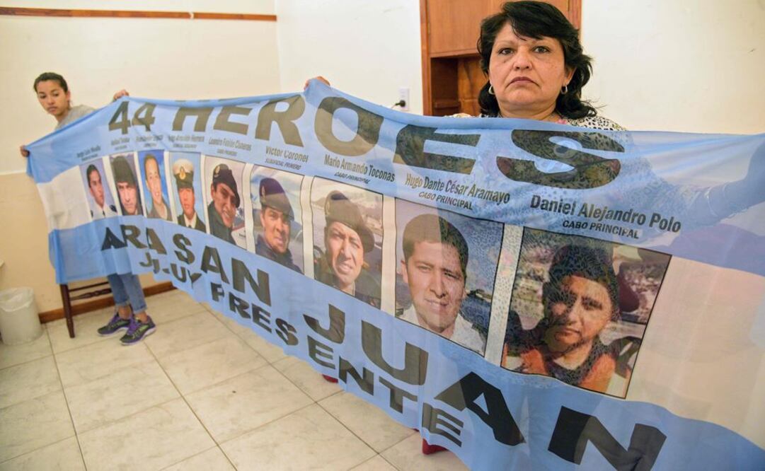 El sumergible se reportó por última vez el 15 de noviembre de 2017 a unos 400 kilómetros de la costa(Foto: AFP)