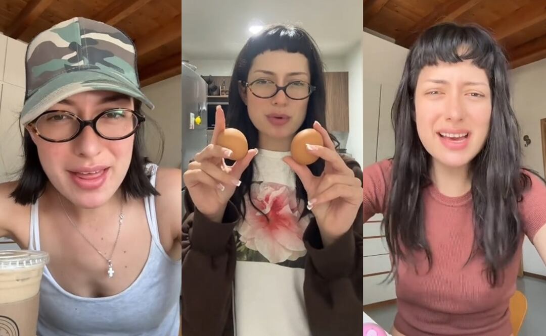 Una mexicana sin pelos en la lengua. Fuente: TikTok @mariabottle_