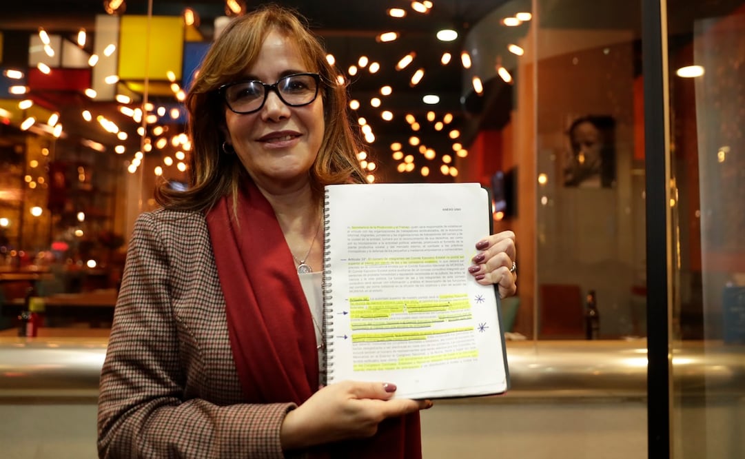 Yeidckol Polevnsky, secretaria general de Morena / Iván Stephens. EL UNIVERSAL 