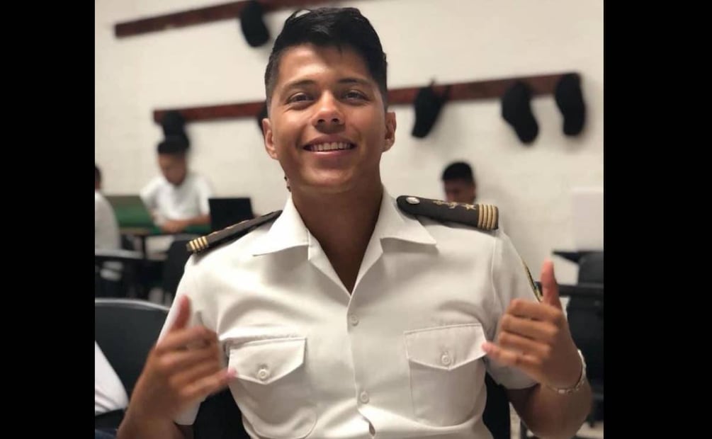 Piloto naval José Andrés Soberano Mellado. Foto: Especial