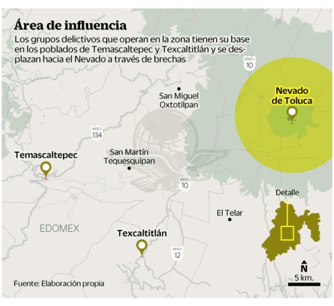Autoridades ya sabían de atracos en el Nevado