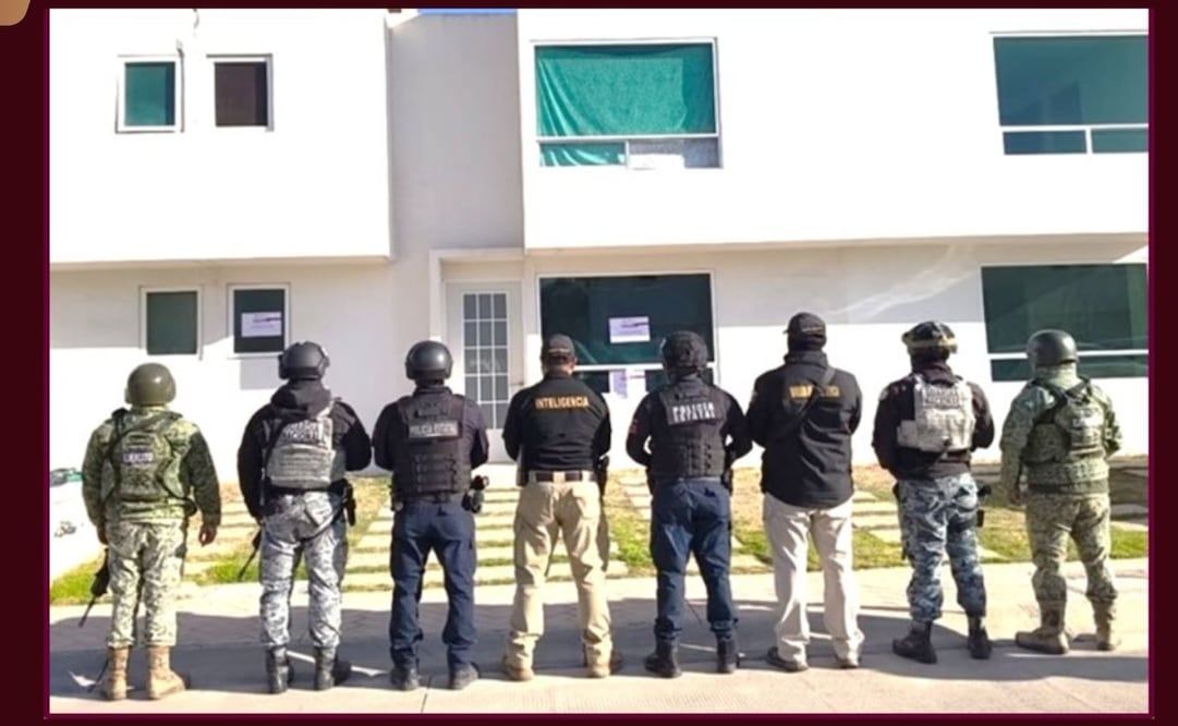 Desmantelan red de préstamos ilegales en Actopan, Hidalgo; detienen a seis implicados en “gota a gota”.
Foto: Especial.