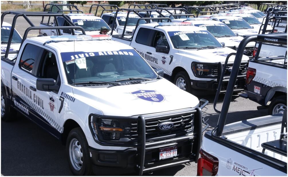 Las patrullas son para reforzar las labores que realizan las autoridades de seguridad (22/11/2024). Foto: Especial