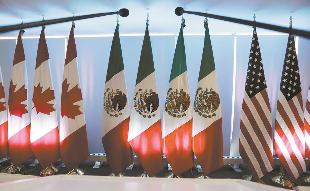 El T-MEC concentra su operación en cuatro provincias canadienses, seis estados de la Unión Americana y 13 entidades mexicanas. Foto: ARCHIVO EL UNIVERSAL