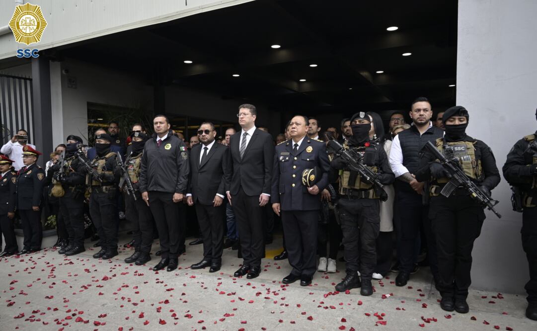 Con emotiva ceremonia dan último adiós a Milton Morales, alto mando de la SSC CDMX/ Foto: Cortesía