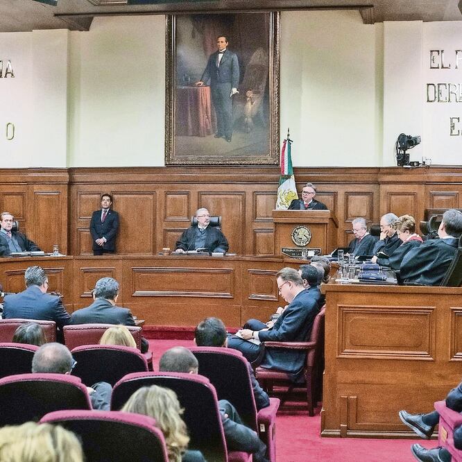 La SCJN resolvió con tres votos declarar infundado el recurso de reclamación del Presidente. ARCHIVO EL UNIVERSAL
