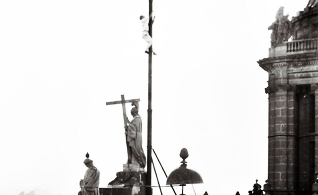 El hombre-mosca en la Ciudad de México