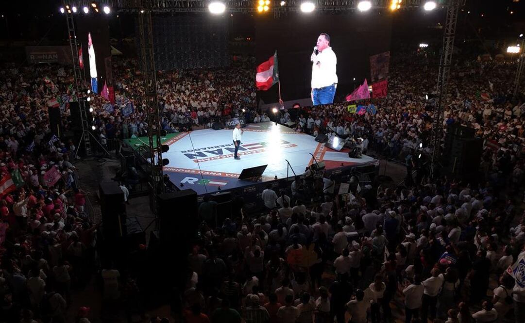 No nos enfrentamos a los candidatos de Morena, sino " al crimen desde el poder", dijo Renán Barrera Concha. Foto: especial