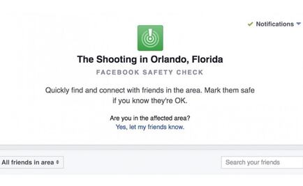 Facebook activa por primera vez 'safety check' en EU