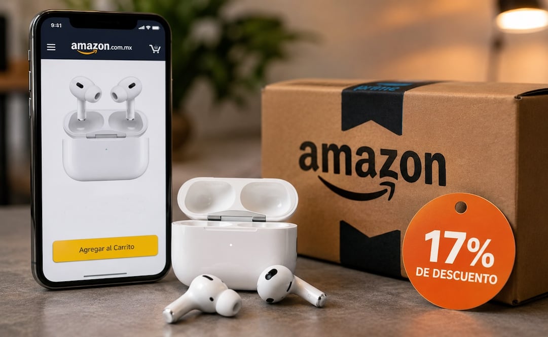 Los AirPods Pro 3 destacan por incorporar tecnología avanzada de audio adaptativo. Foto: Amazon México