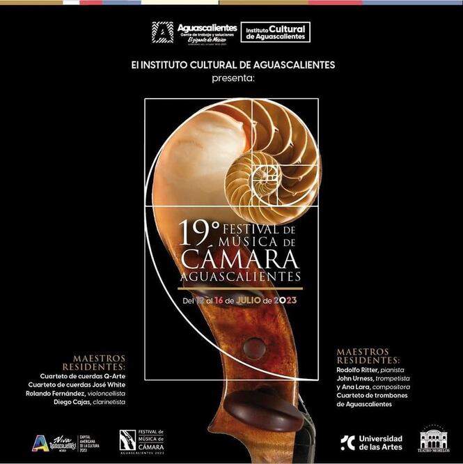Aguascalientes convoca a 19 Festival de Música de Cámara