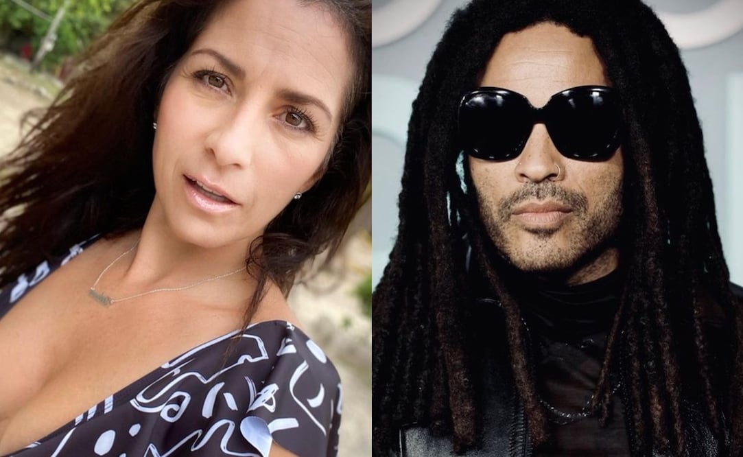 Alessandra Rosaldo y Lenny Kravitz. Foto: Instagram oficial.