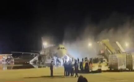 VIDEOS. Se incendia avión en aeropuerto de Corea del Sur; 176 pasajeros fueron evacuados