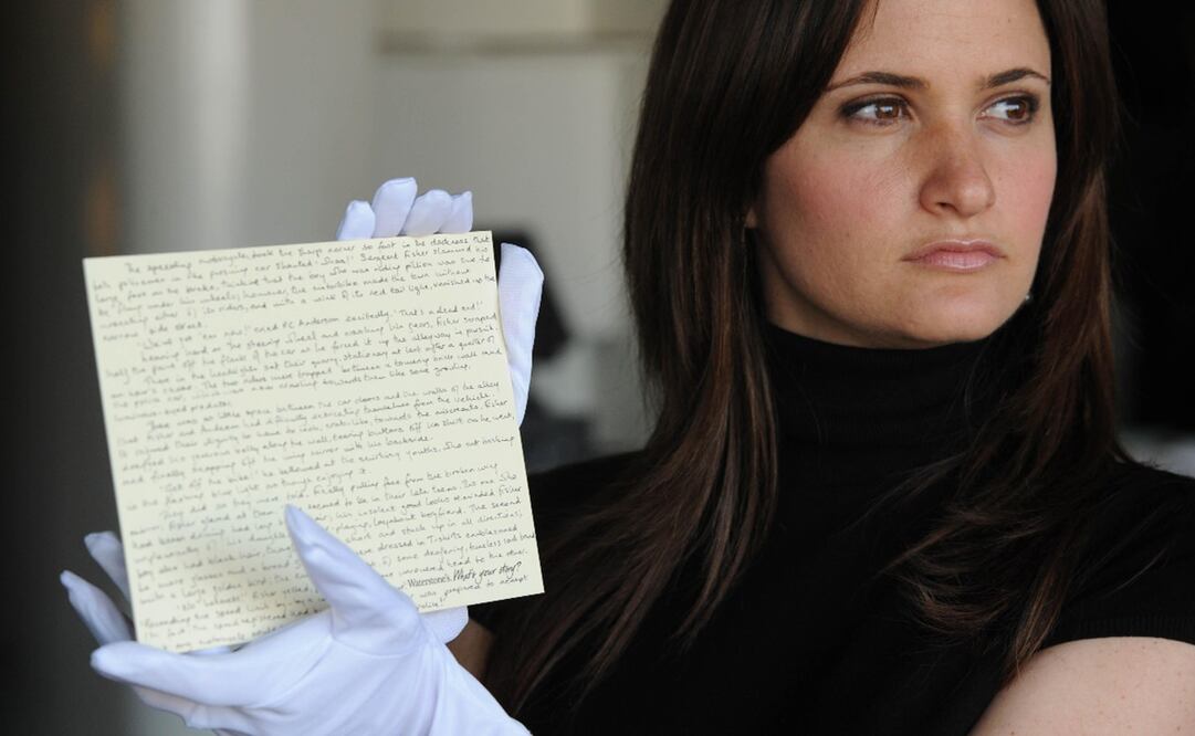 Imagen ilustrativa de un un antiguo manuscrito.Foto: Joel Ryan/AP, Archivo