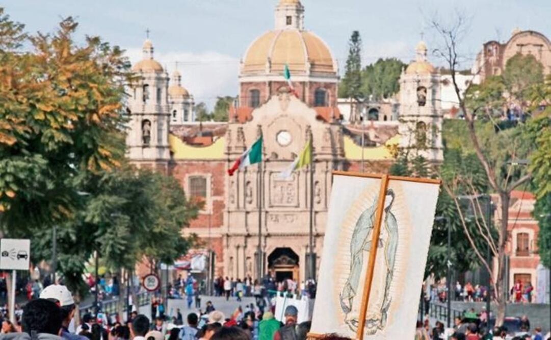The Office of Public Security implements safety measures amid the celebration of the Patroness of the Americas, in Mexico City’s Basilica, next Monday - Photo: Irvin Morales / EL UNIVERSAL