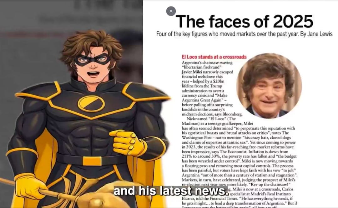 Foto: Captura de Pantalla de X @jmilei_english
