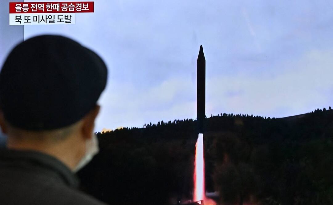 Misil balÍstico. Foto: Jung Yeon-Je/ AFP