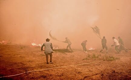 España y Portugal luchan contra los incendios