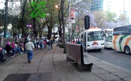Marchan campesinos del Ángel de la Independencia a Segob