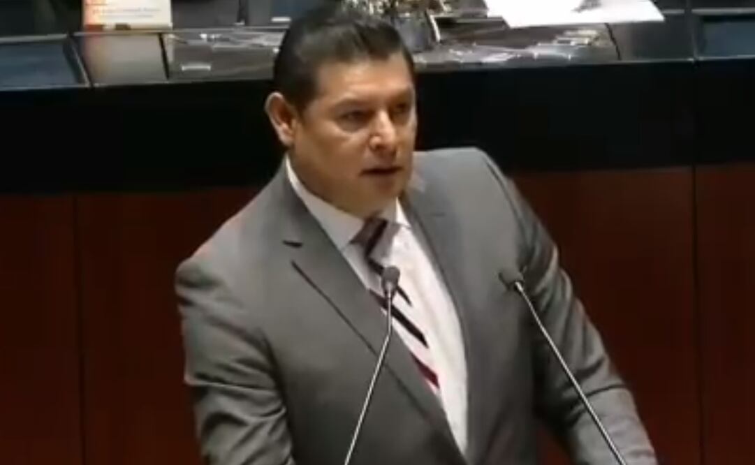Senador de Morena, Alejandro Armenta. FOTO: captura de pantalla Twitter @armentaconmigo