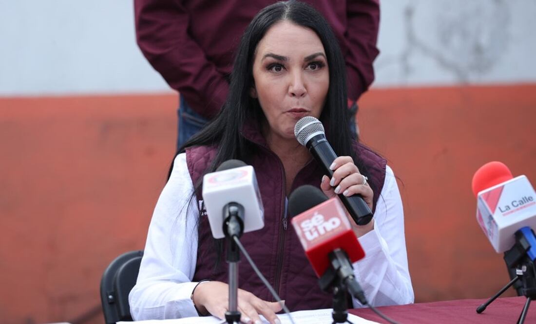 La aspirante destacó que en los dos años de gestión aumentó a 100 el número de patrullas. Foto: Jorge Alvarado