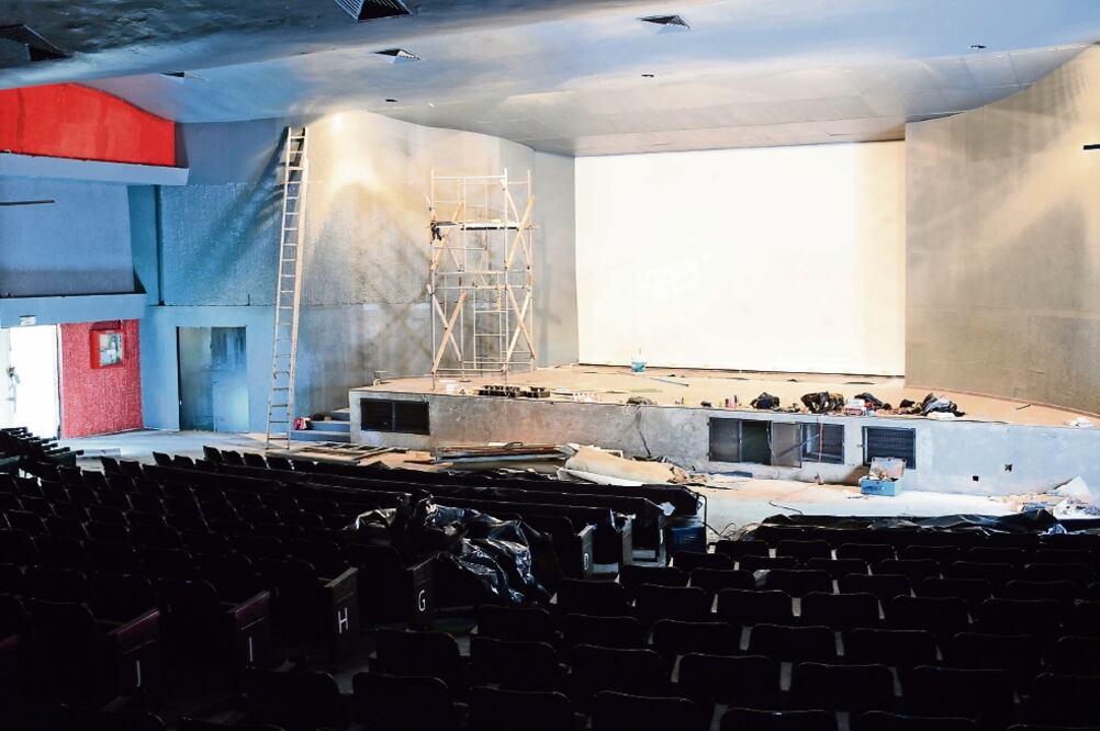 Para la recuperación del inmueble se instalaron 440 butacas y alfombrado (CORTESÍA DELEGACIÓN TLALPAN)