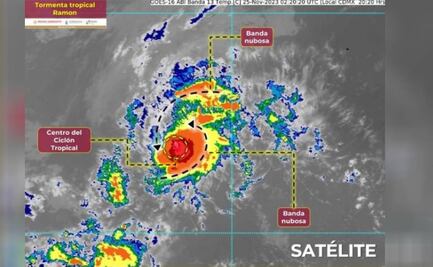 Se forma tormenta tropical “Ramón” en el océano Pacífico