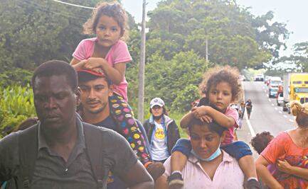 Reúnen a madre y niña separadas en operativo del INM