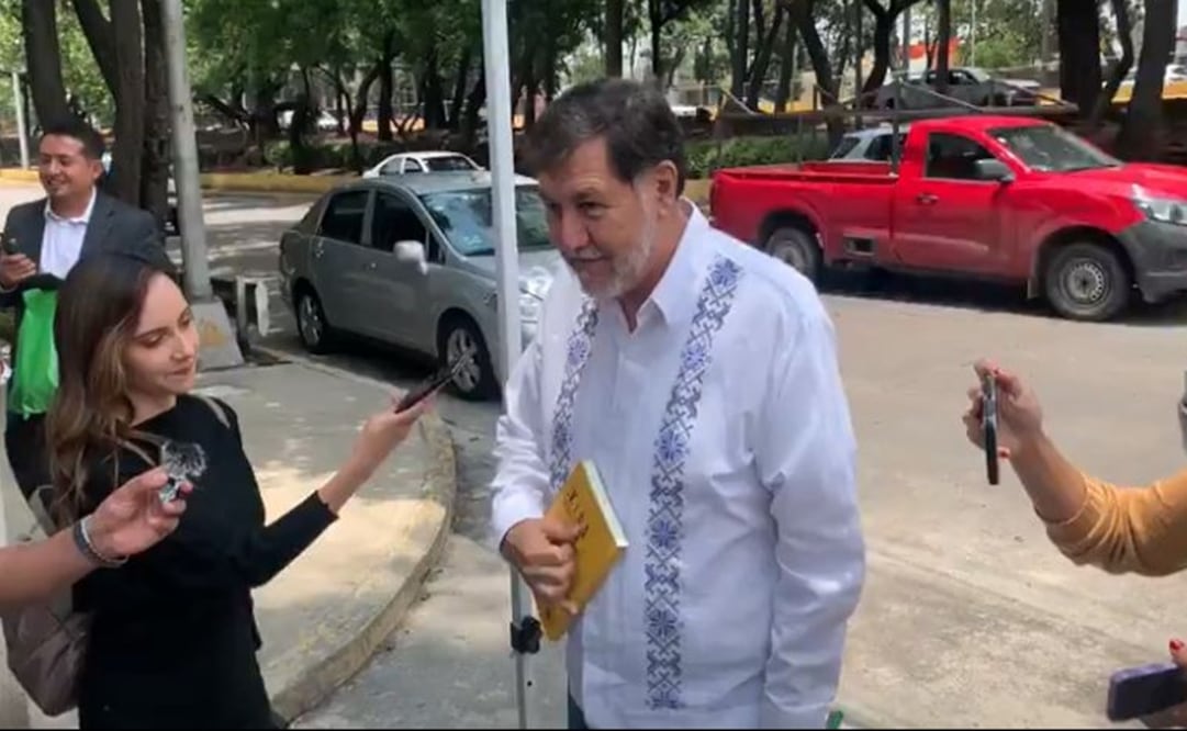 Fernández Noroña aseguró que se queda "contento" porque compartieron asuntos de fondo para el fortalecimiento del movimiento. Foto: Especial