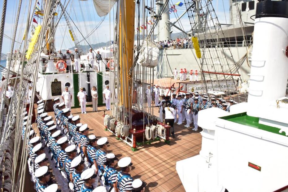 Buque Escuela Velero “Cuauhtémoc" . Foto: Especial