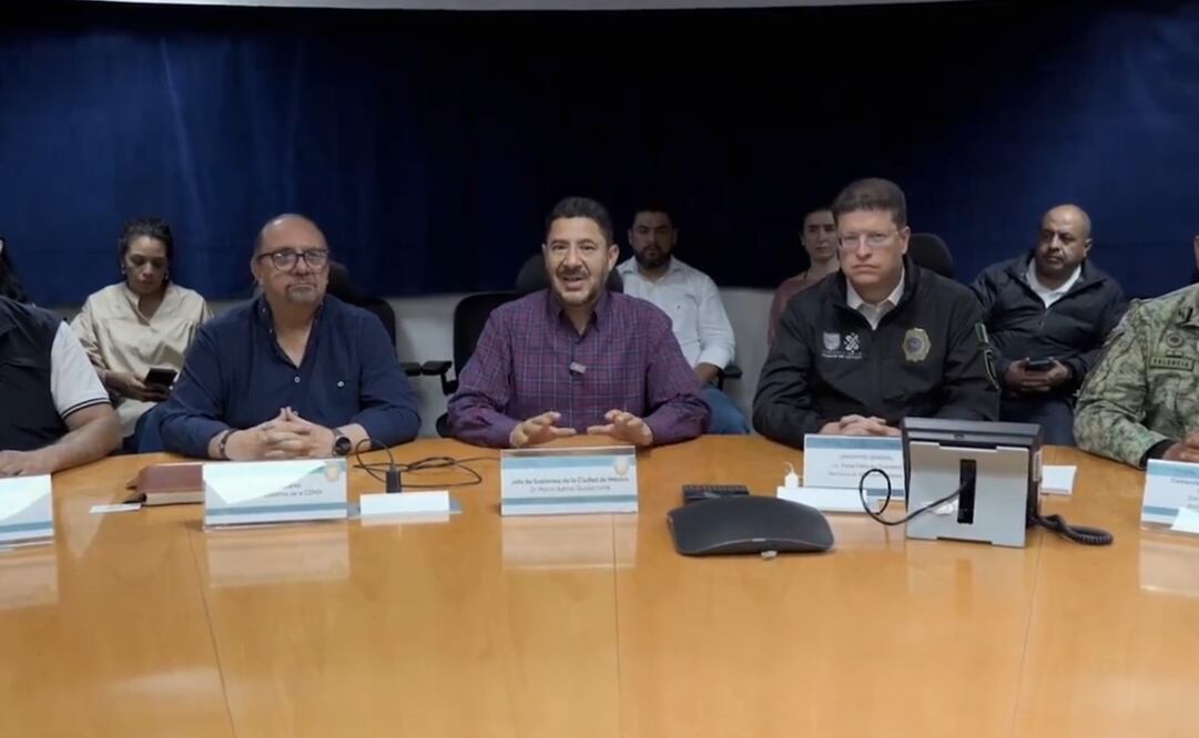 Martí Batres, jefe de Gobierno de la CDMX. Foto: Captura de video