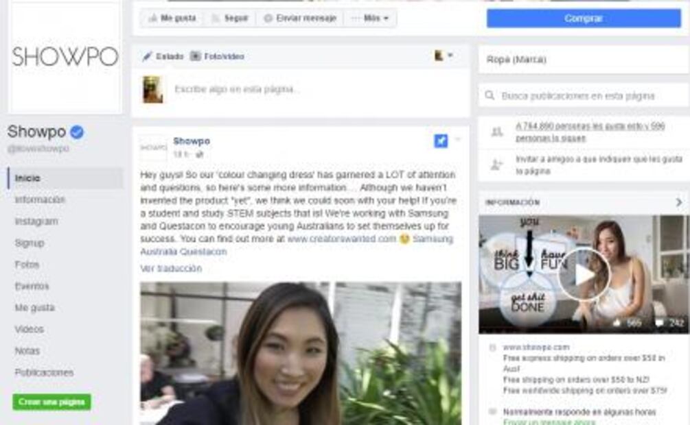 El supuesto vestido que cambiaba de color