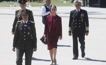 Sheinbaum: Fuerzas Armadas garantizan que México decida su destino ante presiones globales; nacieron para defender la soberanía