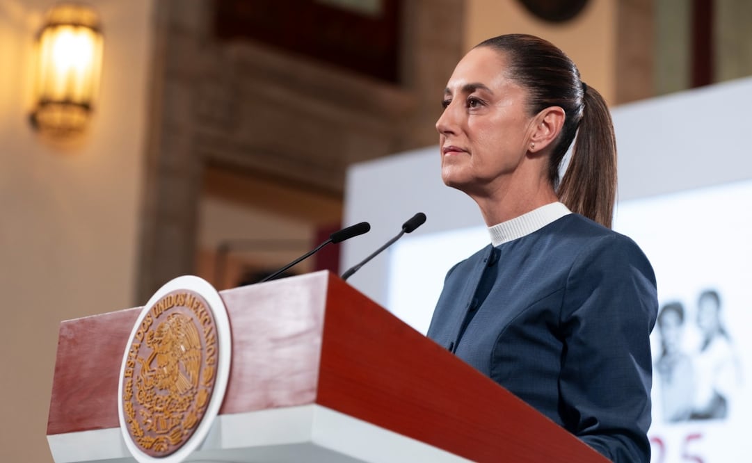 Claudia Sheinbaum Pardo en su conferencia matutina del 3 de octubre de 2025. Foto: Presidencia