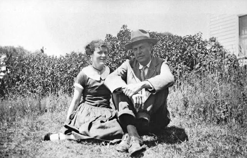 Jo y Edward Hopper, en la época de sus viajes a México.