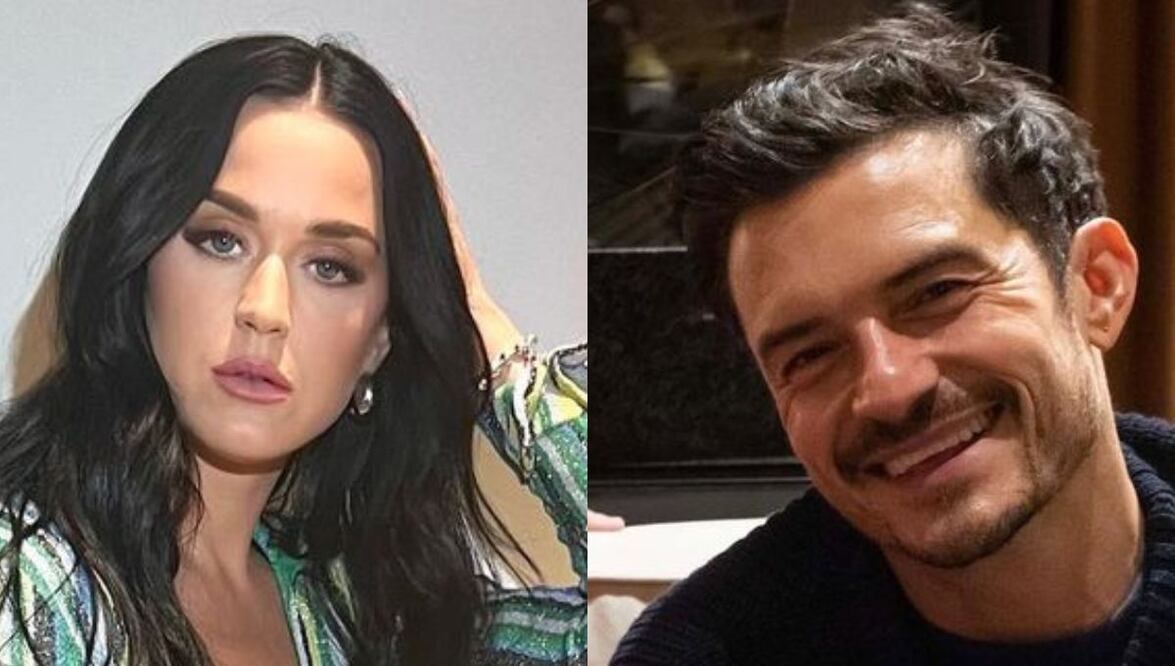 Katy Perry y Orlando Bloom. Fuente: Instagram @katyperry y @prezident_pavel