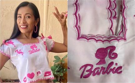 Yucateca crea blusas hipil inspiradas en Barbie y diseños se viralizan