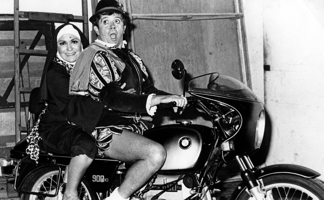 Xavier López con Carmen Salinas. Hemeroteca EL UNIVERSAL.