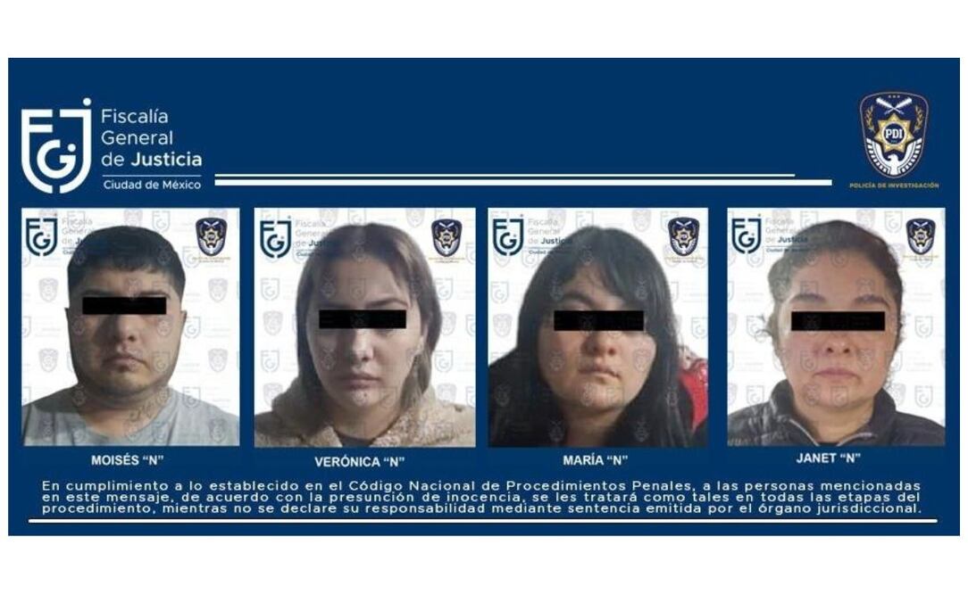 Cuatro personas, entre ellas 3 mujeres, fueron detenidos por venta de drogas a estudiantes en la GAM. Foto: Especial